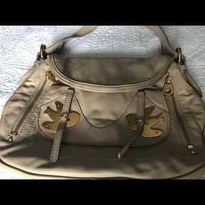 Marc Jacobs Bird Natasha Taupe Leather Crossbody